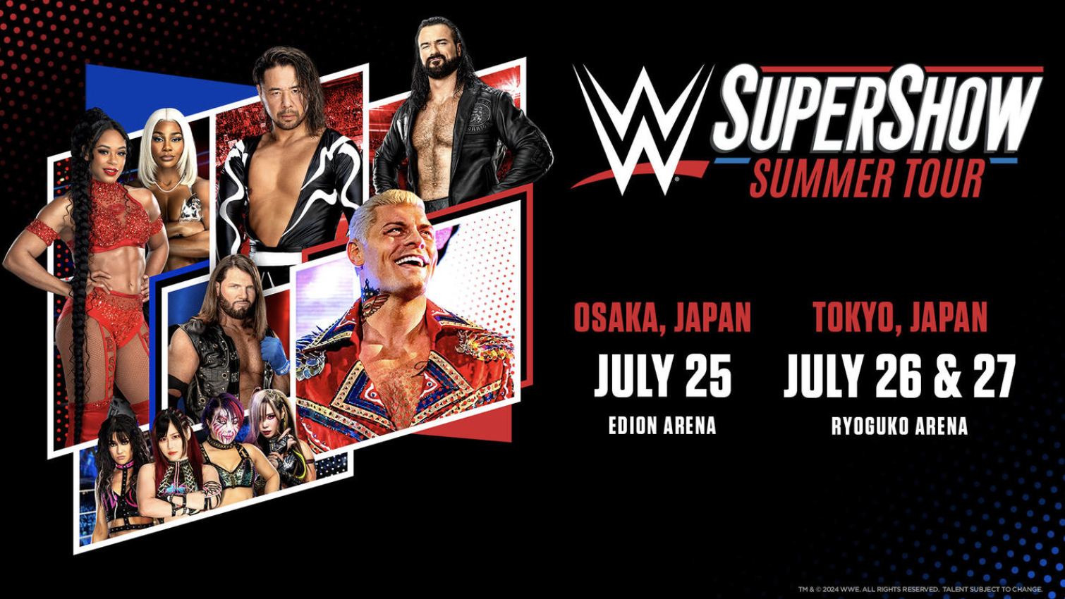 Backstage News On What Matches WWE Will Be Running At The ‘Supershow Summer Tour’ In Japan